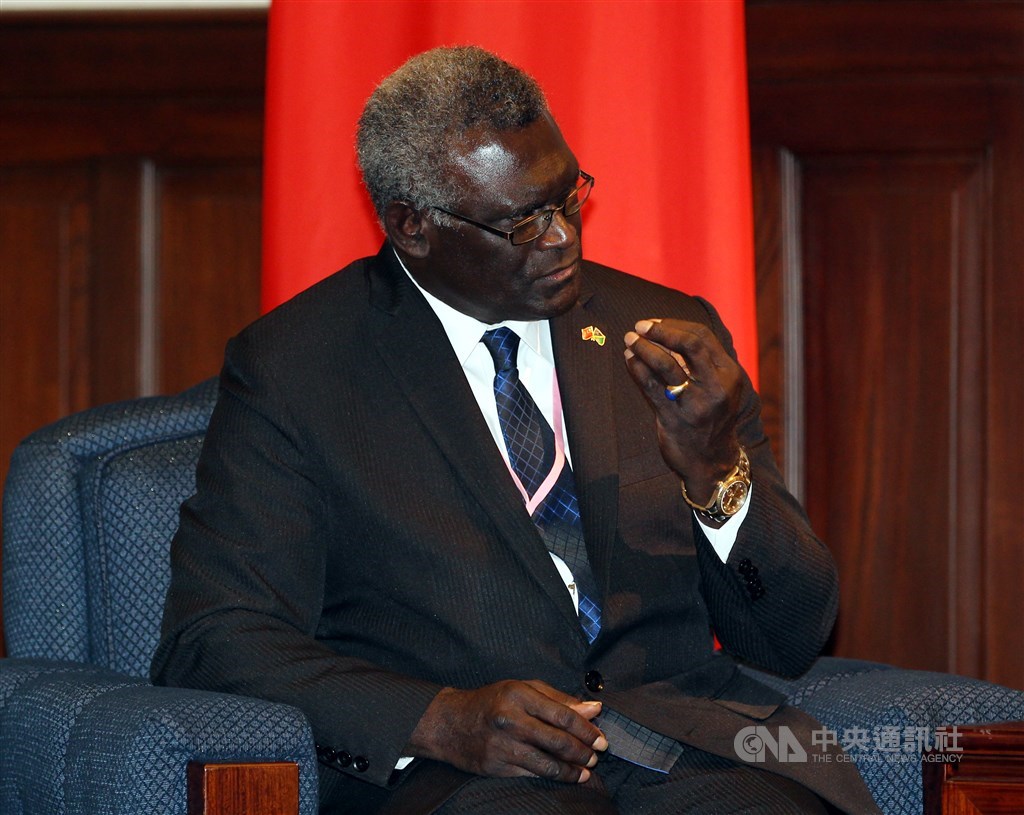 美國國務院主管政治事務的國務次卿赫爾與索羅門總理蘇嘉瓦瑞(圖)通電話,談到與包括台灣在內的其他民主政體建立夥伴關係。(中央社檔案照片)