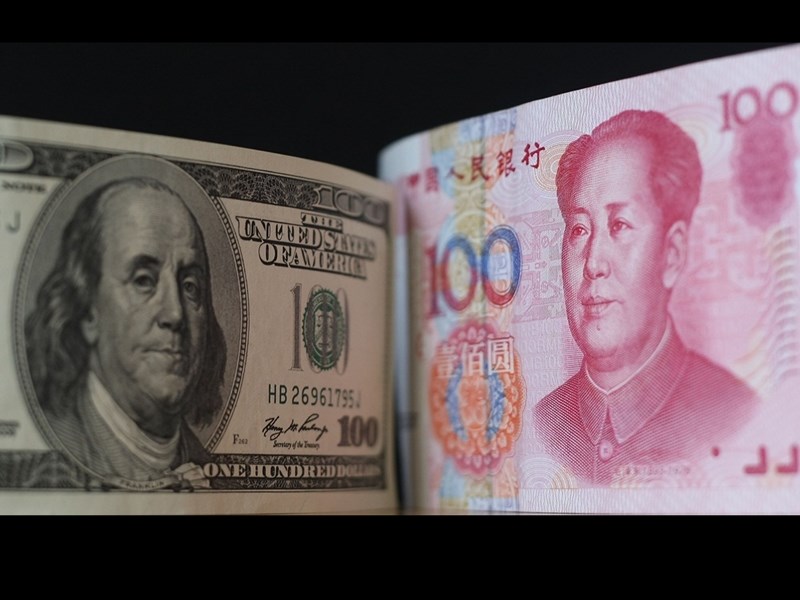 消息人士表示,美中貿易談判似乎陷入停擺。(示意圖/中央社檔案照片)