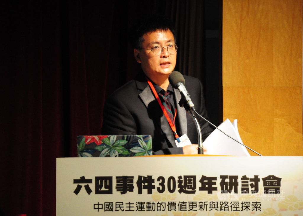 六四學運領袖封從德19日在台北舉行的六四事件30週年研討會表示,1989年的運動之所以失敗,是因為學生的無知,整場運動「荊軻太少,祥林嫂太多」,學生根本沒想過要推翻中共,刺殺極權體制。 中央社記者沈朋達攝 108年5月19日