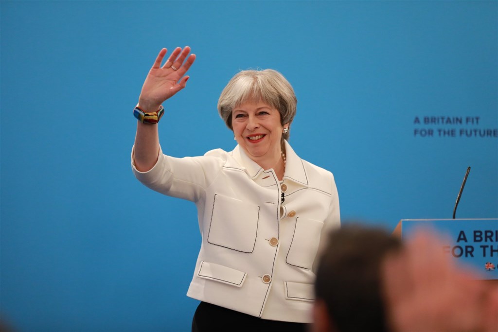 英國「泰晤士報」報導,英國首相梅伊最快可能會在24日宣布辭職。(圖取自facebook.com/TheresaMayOfficial)