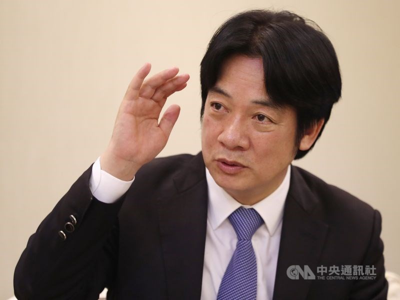 民進黨中執會29日通過新的總統初選辦法,賴系中執委林俊憲代表賴清德(圖)表達深切遺憾。(中央社檔案照片)