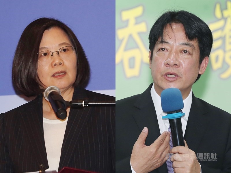 民進黨總統初選政見會8日登場,蔡賴陣營代表3日抽籤決定,前行政院長賴清德(右)先申論、後結論。(中央社檔案照片)
