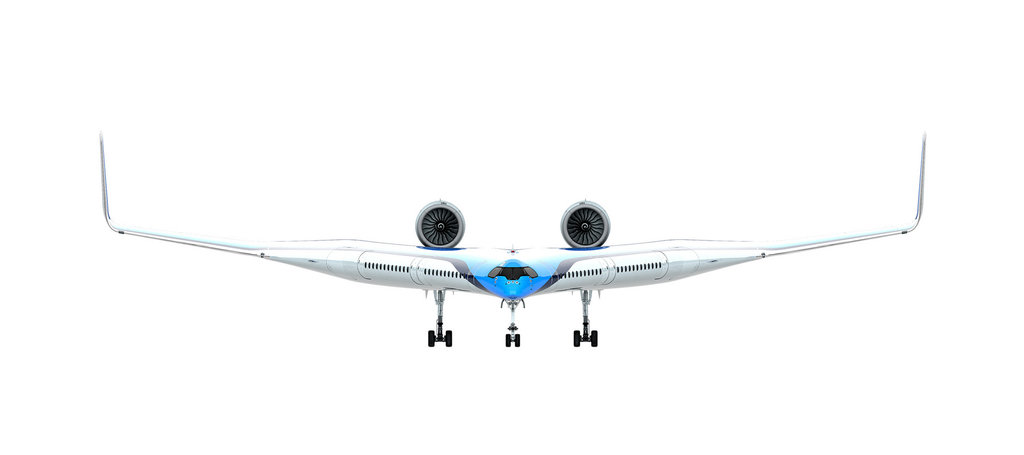 荷蘭皇家航空(KLM)2日在首爾的航空業年會中表示,正和德爾夫特科技大學共同建造新型的省油飛機,這架Flying-V預測將比現今最先進的空中巴士A350省油達20%。中央社記者李欣穎首爾傳真 108年6月2日