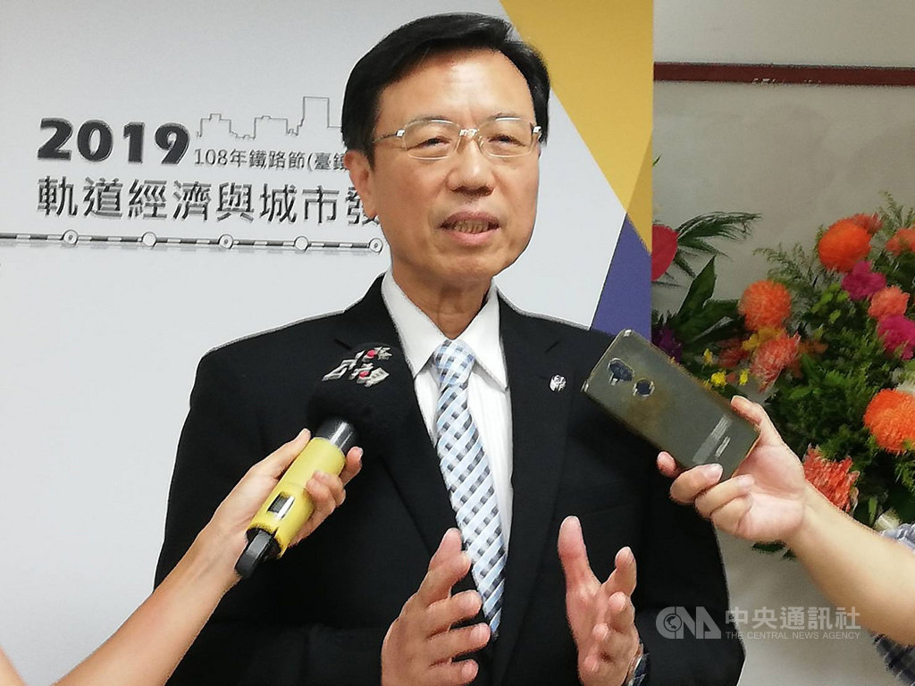 台鐵107年普悠瑪事故造成嚴重傷亡,台鐵4月底向普悠瑪列車得標商日本住友商社究責求償,日商打回票,回覆並非日商責任。台鐵局長張政源(圖)3日受訪表示,法律訴訟是最後手段。中央社記者汪淑芬攝 108年6月3日