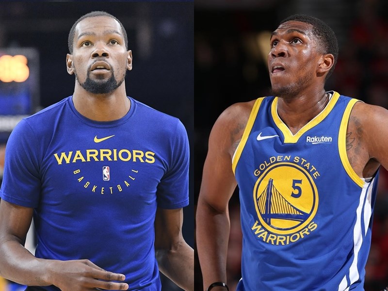 NBA金州勇士尋求3連霸,但總冠軍賽第3戰杜蘭特(左)與盧尼(右)已經確定缺席。(圖取自金州勇士、盧尼臉書facebook.com)