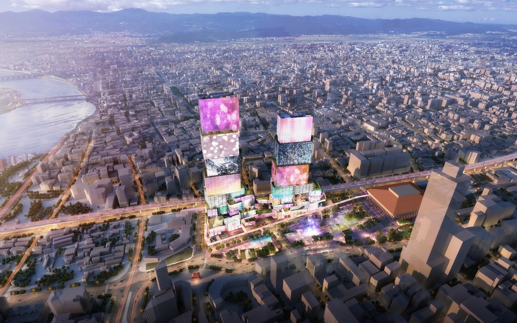 歷經12年流標5次,台北市雙子星開發案在去年底拍板,由南海控股、馬來西亞商馬頓公司組成的團隊得標,是台北市長柯文哲任內最大投資案,原定今年3月底與北市府簽約,卻因南海遭質疑有中資色彩,進度延遲。(南海控股提供)
