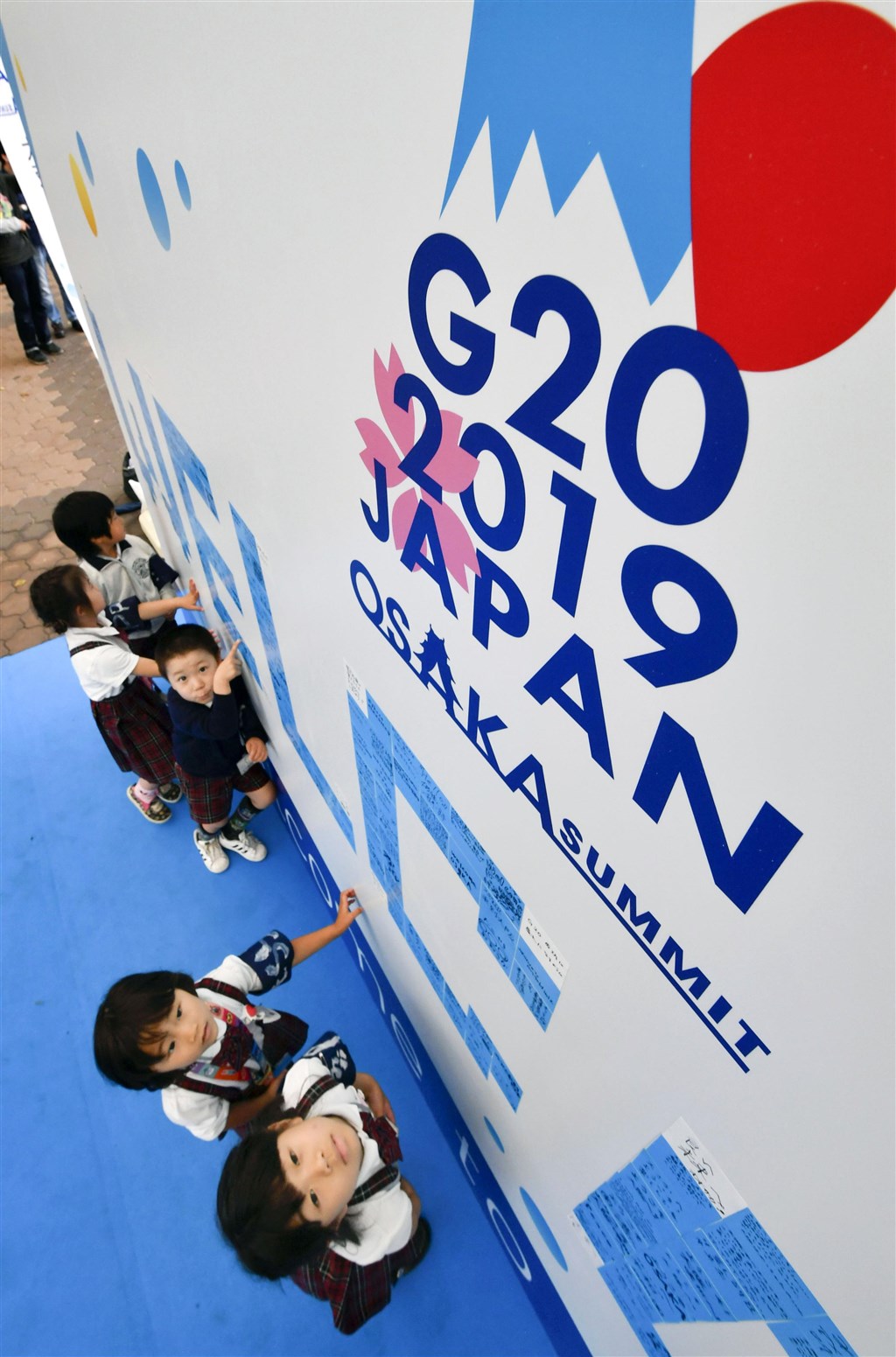 20國集團峰會28日起在日本大阪登場,全球領袖將在會議中討論全球貿易、地緣政治熱點、歐洲聯盟執行委員會主席人選等議題。(檔案照片/共同社提供)