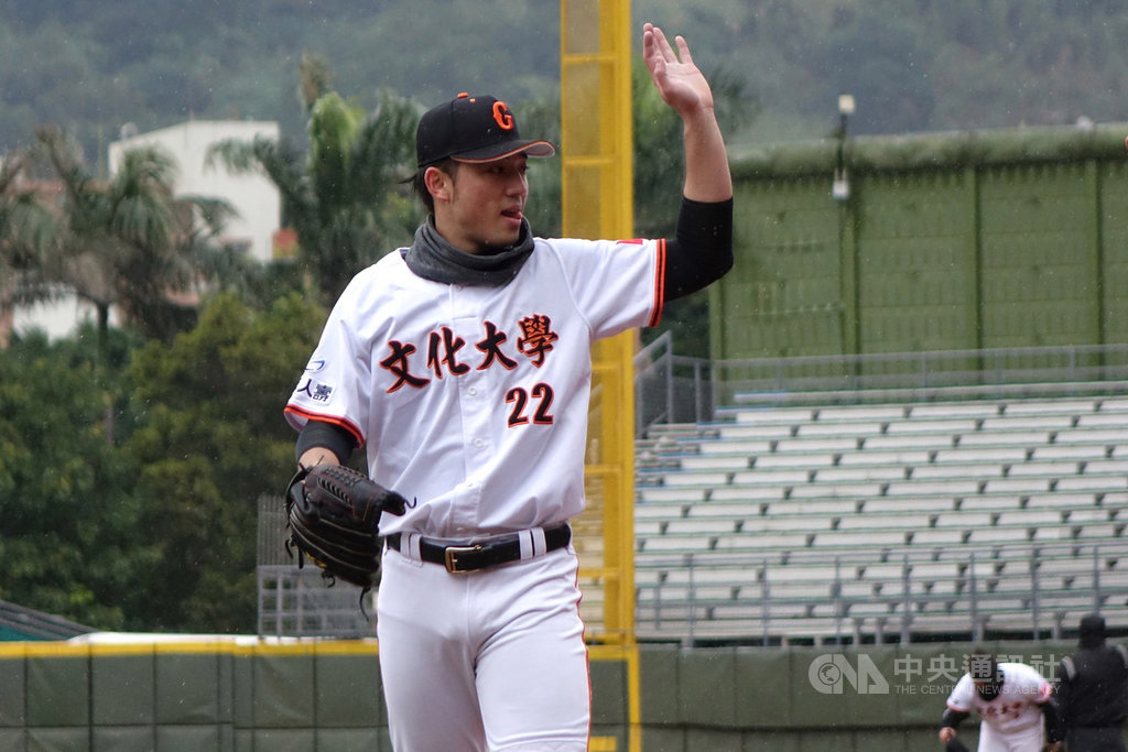 中職新人選秀會7月1日登場,味全龍隊狀元選誰也是討論話題,味全每個位置都缺,選秀策略難以預測,總教練葉君璋直接點名投打二刀好手林安可(圖)、岳政華等人都具有首輪實力。(資料照片)中央社記者謝靜雯攝 108年6月30日