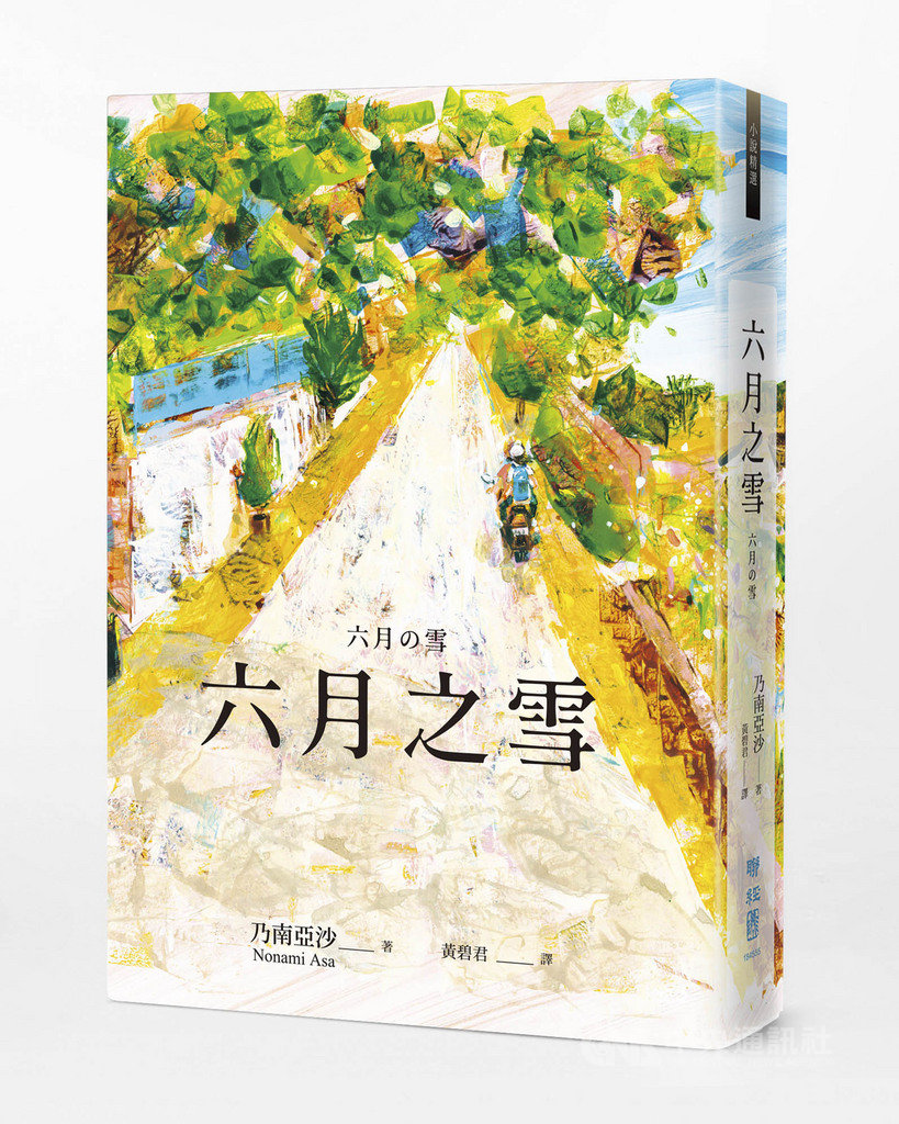 日本知名作家、直木賞得主乃南亞沙最新長篇小說「六月之雪」中文版,由定居日本的黃碧君翻譯、聯經出版,描寫女主角杉山未來替灣生的祖母一圓歸鄉夢。(聯經出版提供)中央社記者陳政偉傳真 108年7月12日