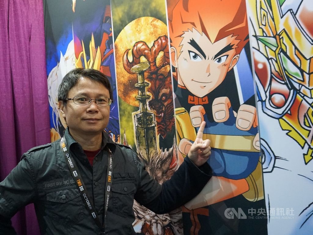 全球規模最大的聖地牙哥國際動漫展18日開鑼,台灣漫畫家學會理事長、筆名「成風」的魏良成(圖)說,從這個展覽可以看出,美國將漫畫視為IP(智慧財產)看待,衍生龐大的娛樂產業。中央社記者林宏翰聖地牙哥攝 108年7月19日
