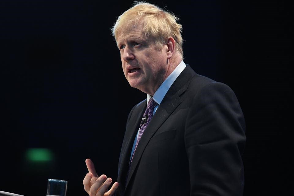 英國前外相強生(圖)23日確定入主唐寧街,英國廣播公司為他整理上任後將面臨的5大考驗。(圖取自facebook.com/borisjohnson)
