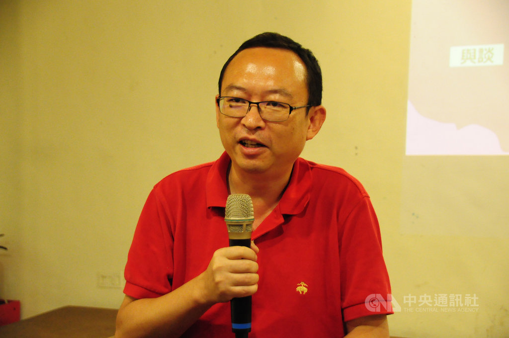 余杰23日表示,追求大一統和擴張的中國文化,無法走向民主,因此主張從教育著手,去除中國文化元素。中央社記者沈朋達攝 108年7月24日