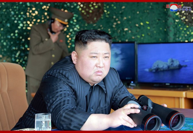 北韓上次進行試射是在5月,當時北韓領導人金正恩視察了一種以往所未見較小型和快速飛彈的首次試射。(圖取自北韓中央通信社網頁kcna.kp)