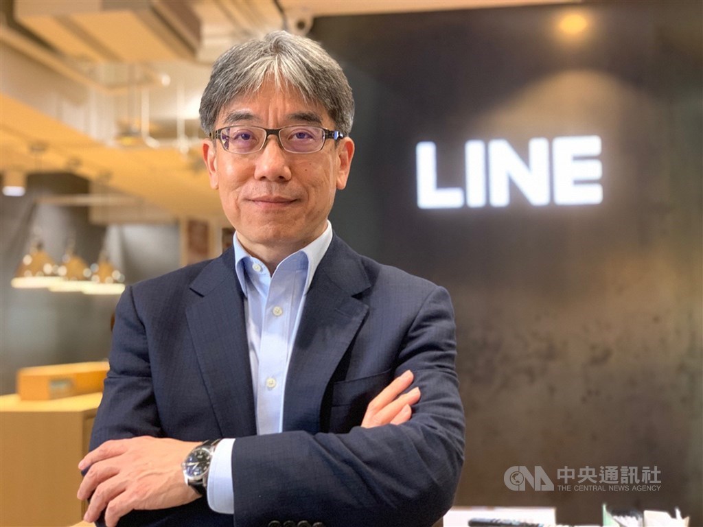 連線商業銀行(LINE Bank)籌備處執行長黃以孟2019年年初受訪時表示,LINE Bank若取得純網路銀行執照,預計2020年1月正式開業。(中央社檔案照片)