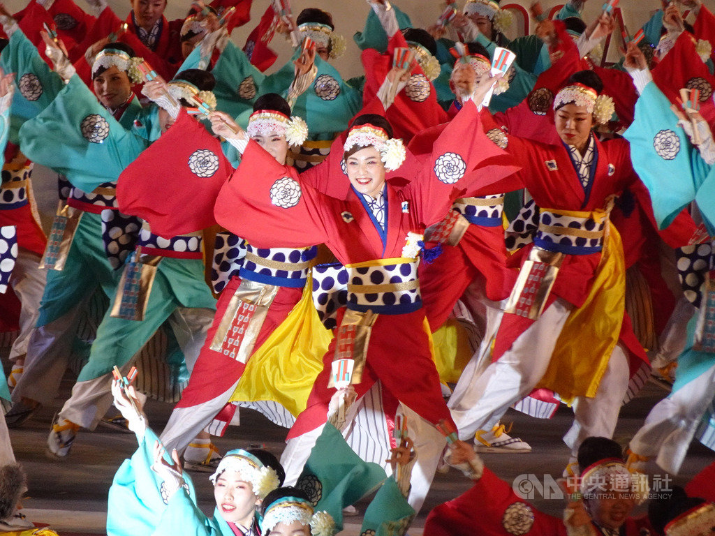 日本高知夜來祭台灣學童舞蹈吸睛 文化 中央社cna