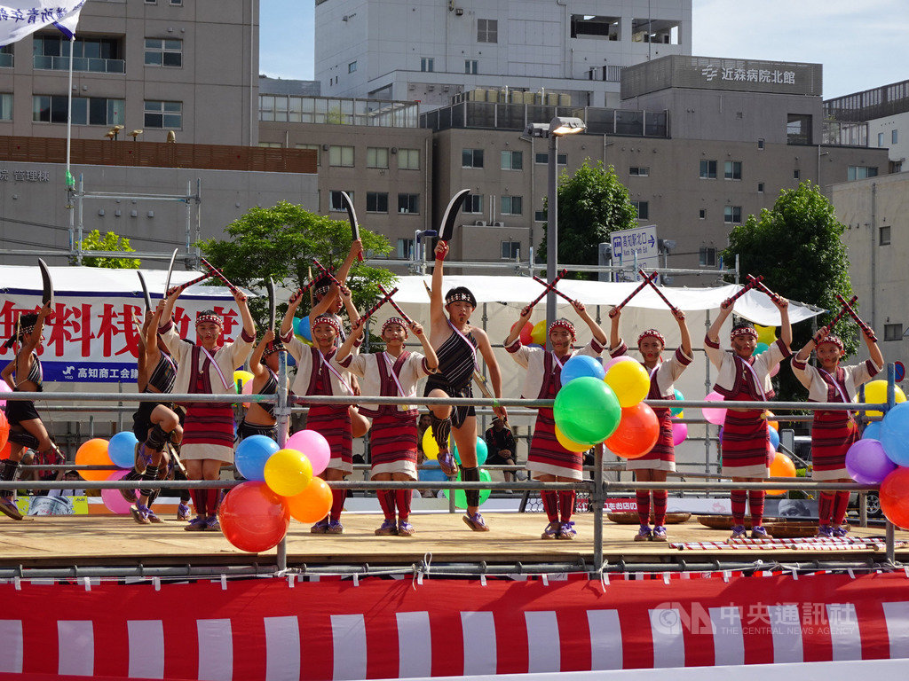 日本高知夜來祭台灣學童舞蹈吸睛 文化 中央社cna