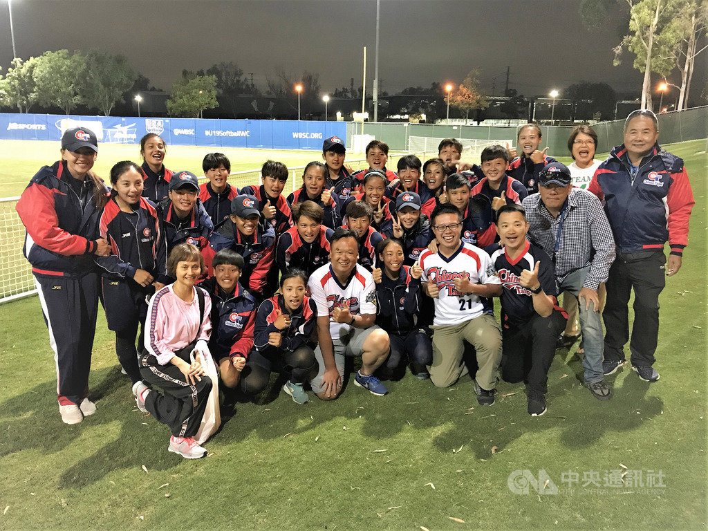中華隊參加U19世界盃女壘賽,複賽3勝4敗獲得第5名。中央社記者林宏翰加州爾灣攝 108年8月16日
