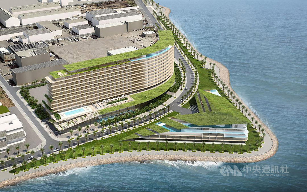 嘉新企業團17日由子公司與洲際酒店集團(IHG)日本子公司簽訂管理約,由IHG直營沖繩豐崎溫泉度假酒店,預計2023年開幕。(模擬圖由嘉新企業團提供)中央社記者韋樞傳真 108年8月17日