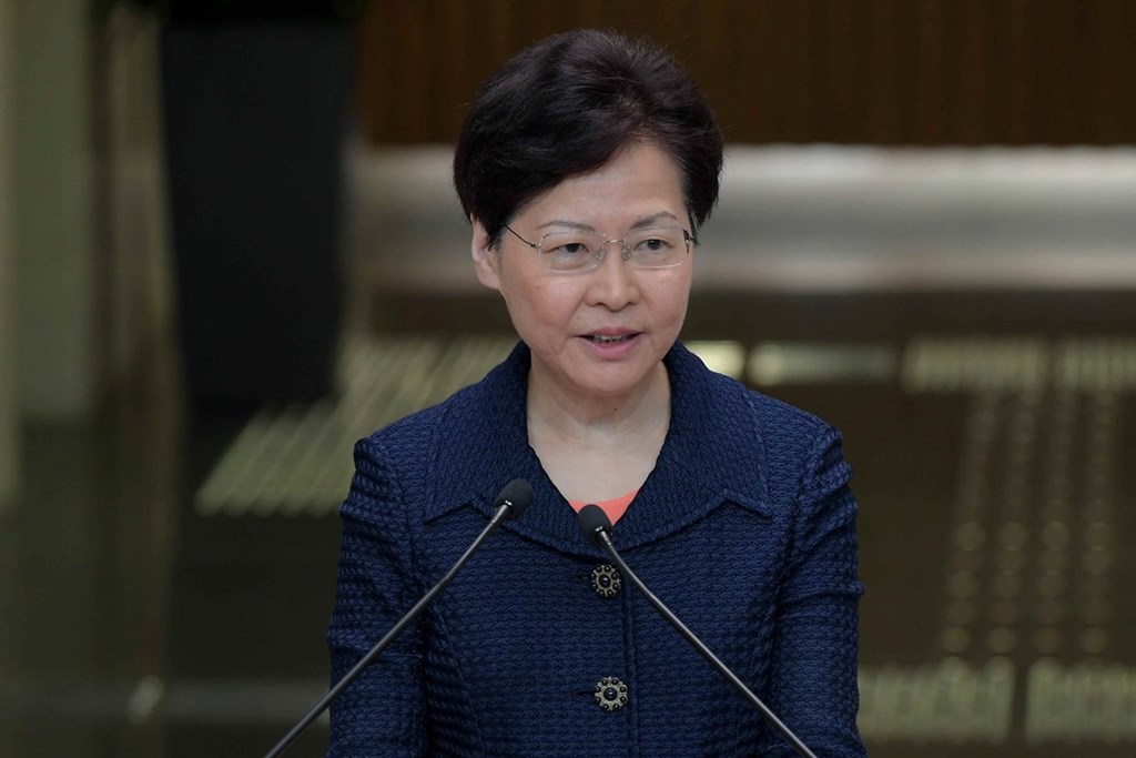 香港行政長官(特首)林鄭月娥20日公布,一個專門監察警方的委員會正處理反修訂逃犯條例事件爆發以來外界對警方的投訴。(圖取自香港政府新聞網網頁news.gov.hk)