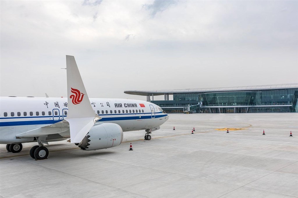 波音2018年12月在中國浙江舟山開設首家737型客機完工交機廠。(圖取自facebook.com/Boeing)