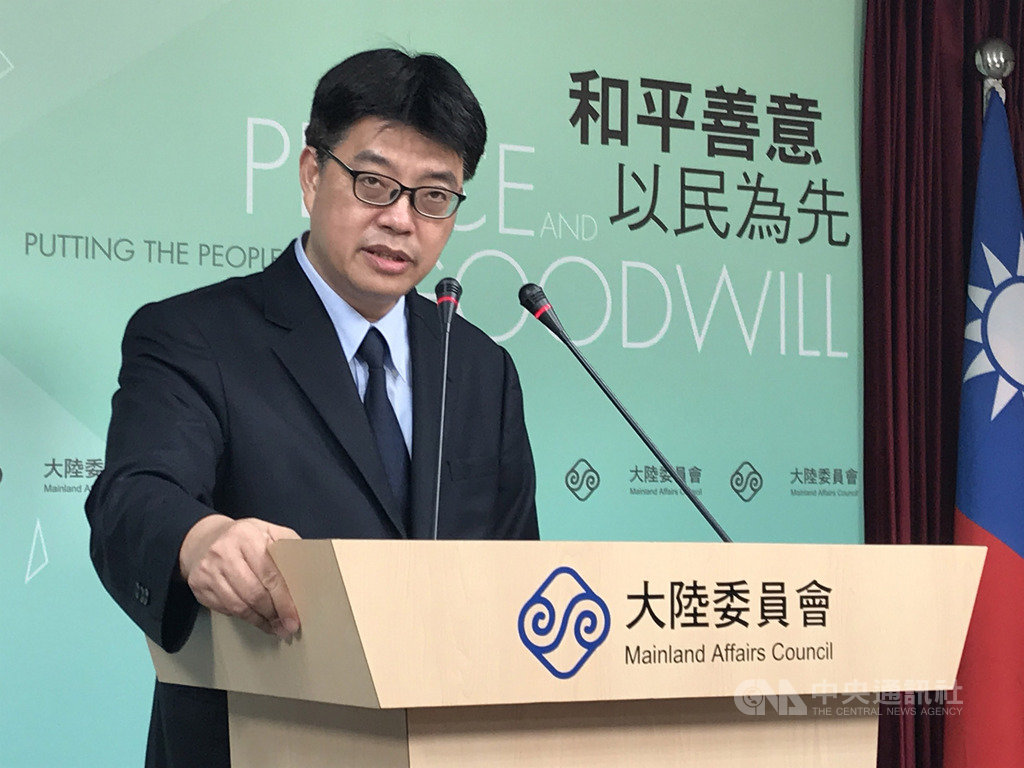 國台辦11日表示,李孟居因「涉嫌從事危害國家安全的犯罪活動」,被依法審查。陸委會發言人邱垂正(圖)呼籲陸方完整說明案情。(中央社檔案照片)