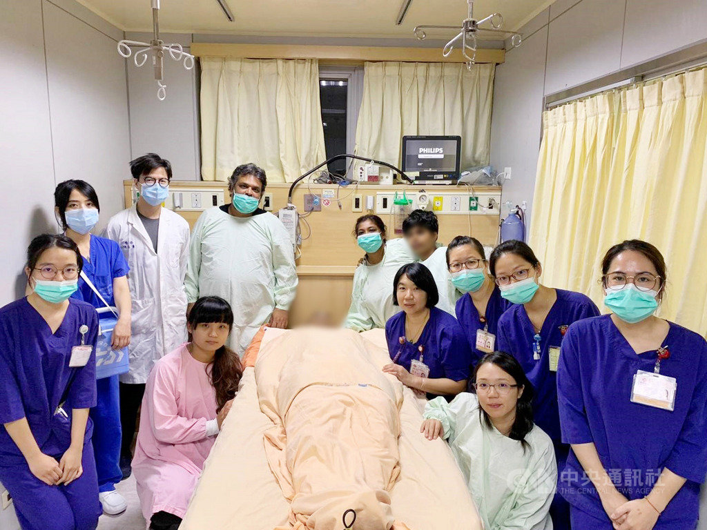 印度一名男子4年前因家人到台灣工作,搬到台灣居住,日前癲癇症發作,情況嚴重身亡,男子家屬主動提出器官捐贈,捐出眼角膜遺愛台灣。(新竹馬偕醫院提供)中央社記者郭宣彣傳真 108年9月11日