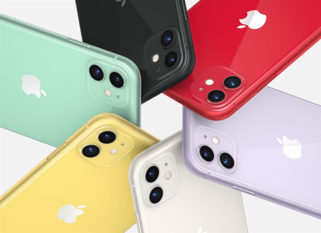 iPhone 11配備A13 Bionic晶片,有6種顏色可供選擇,包括白色、黃色、綠色、黑色、紅色以及紫色,起跳價699美元。(圖取自蘋果公司網頁apple.com)