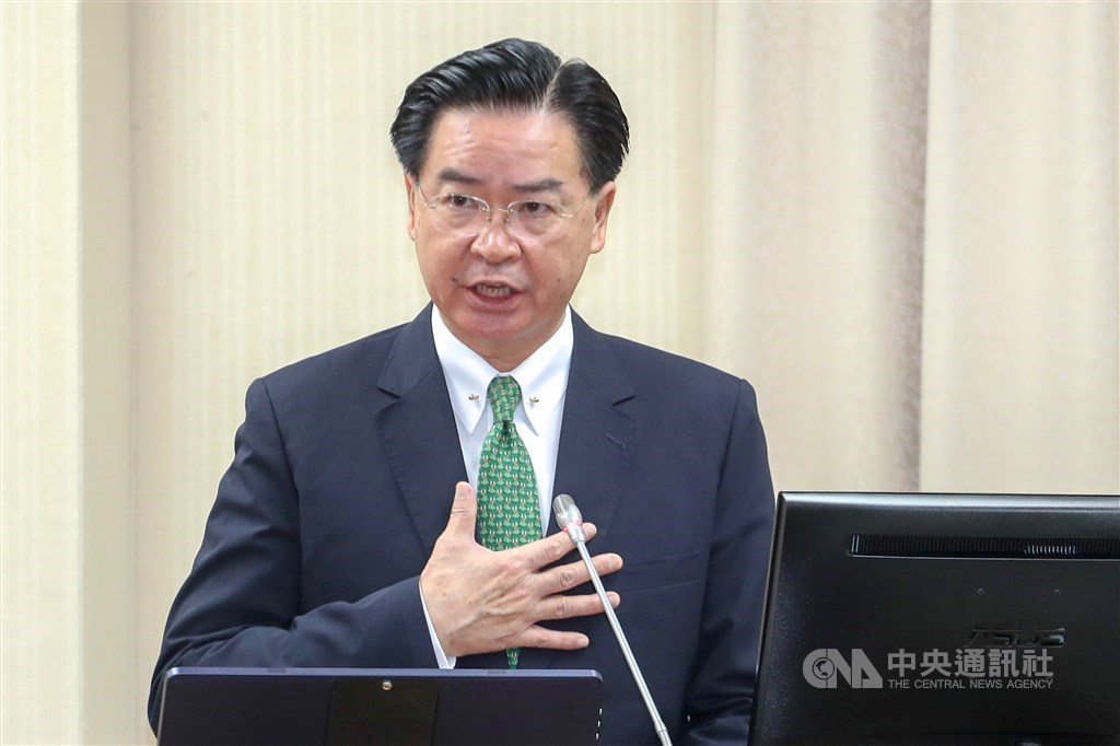 加拿大政治電子報iPolitics 10日報導外交部長吳釗燮警告加拿大等民主國家,須嚴肅關注中國為擴大政治利益在海外做出的種種努力。(中央社檔案照片)
