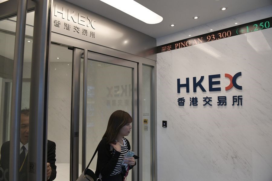 香港交易及結算所有限公司11日提出以390億美元(約新台幣1兆2149億元)的價碼,併購倫敦證券交易所。(法新社提供)