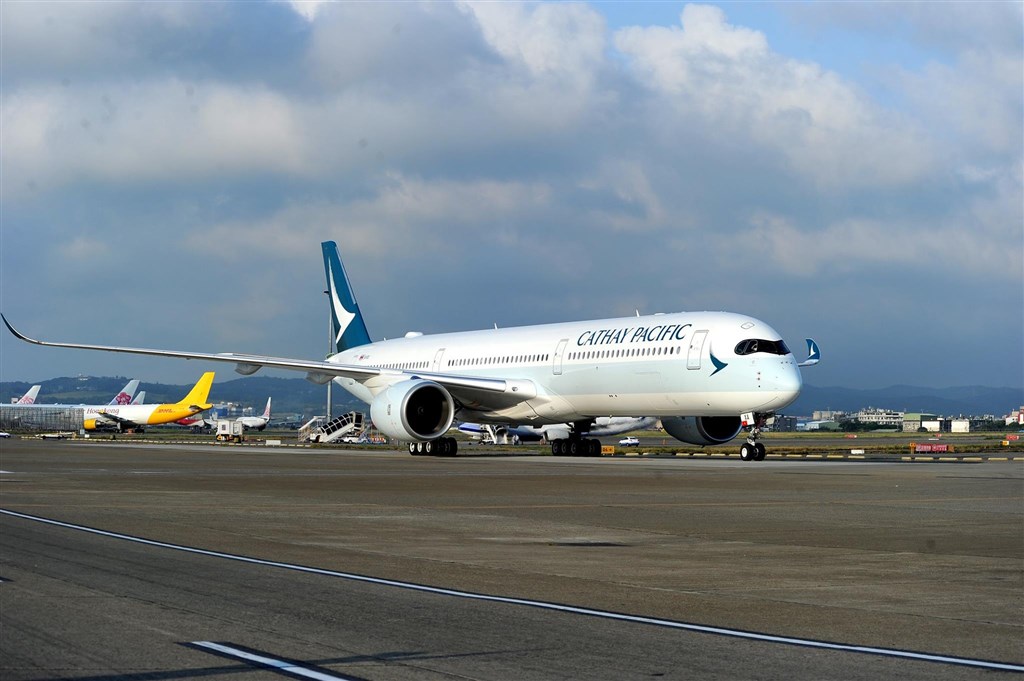 香港國泰航空公司11日宣布,8月乘客數量較去年同期下滑11.3%。(圖取自facebook.com/cathaypacific)