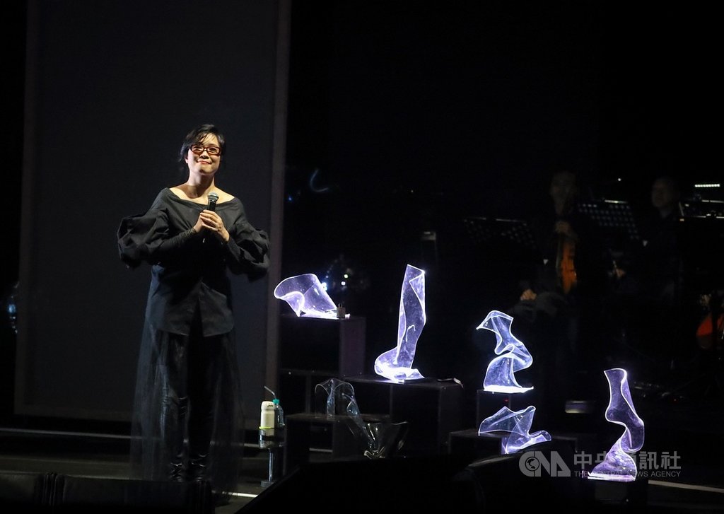 歌手雷光夏(圖)15日在台北國際會議中心,舉辦「昨天晚上我遇見你」演唱會。中央社記者裴禛攝 108年9月15日