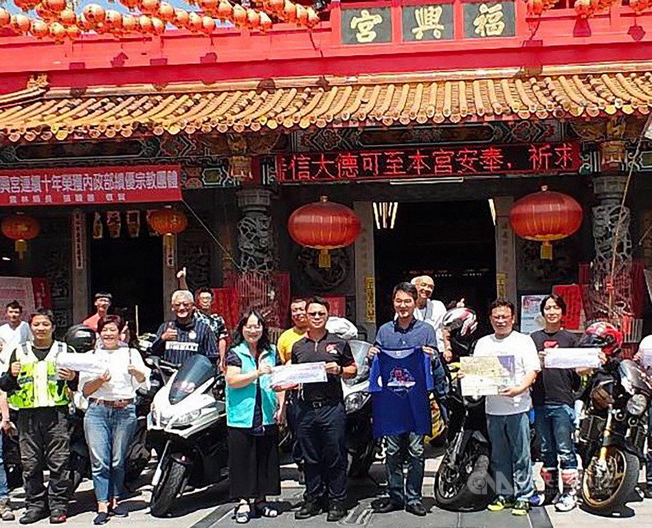 「2019全國重機大會師–戲說西螺」將於28日在雲林西螺登場,中華民國大型重型機車經營同業促進會與西螺福興宮等,18日邀請車友共襄盛舉。(福興宮提供)中央社記者葉子綱傳真 108年9月18日