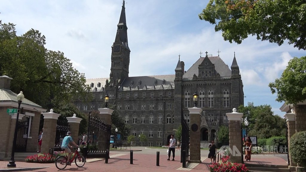 反送中示威延燒至美國大學校園,兩岸三地許多留學生擔心中國和香港的裂痕加深,難以弭平。此圖為108年9月11日拍攝。中央社實習記者徐子苓華盛頓攝 108年9月24日