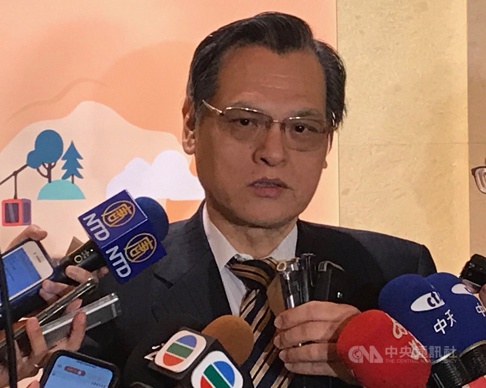 陸委會短片競賽,得獎前三名作品都是香港題材影片。陸委會主委陳明通(圖)表示,這體現了,台港人民在自由開放下的心靈契合。中央社記者繆宗翰攝 108年9月24日