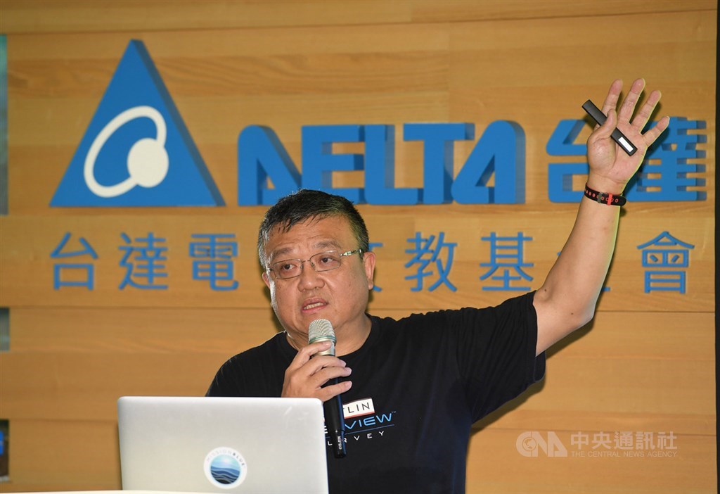 台達電子文教基金會舉辦「2019台達氣候沙龍」,26日登場,中研院生物多樣研究中心研究員陳昭倫出席與談。中央社記者王飛華攝 108年9月26日