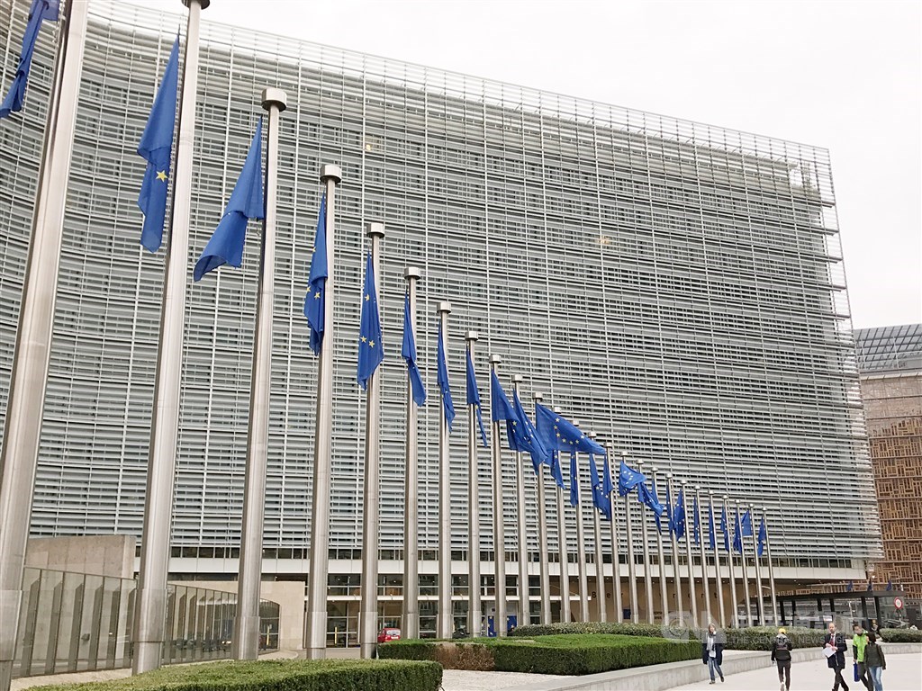 WTO 2日公布仲裁結果,歷年來空中巴士接受政府部門高額補貼,因此美國可向歐盟約75億美元商品加徵關稅,作為對歐盟反制措施。圖為歐盟總部大樓。(示意圖/中央社檔案照片)