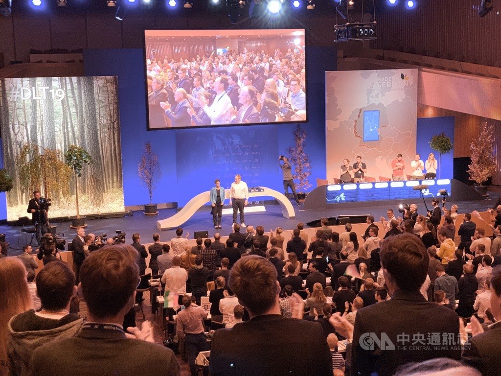 有德國「政壇明星搖籃」之稱的德國執政黨基民/基社聯盟青年聯盟11日至13日舉行「2019年德國日大會」,現場德國政要雲集。(駐德代表處提供)中央社記者林育立柏林傳真 108年10月15日