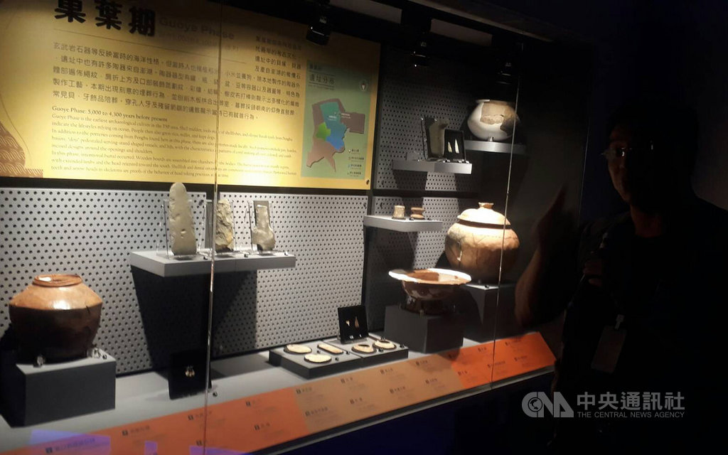 國立台灣史前文化博物館「南科考古館」預定19日開館,是南台灣首座考古專業博物館,目前展示文物540件。中央社記者張榮祥台南攝 108年10月17日
