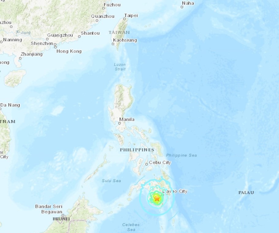 (圖取自美國地質研究所網頁earthquake.usgs.gov)