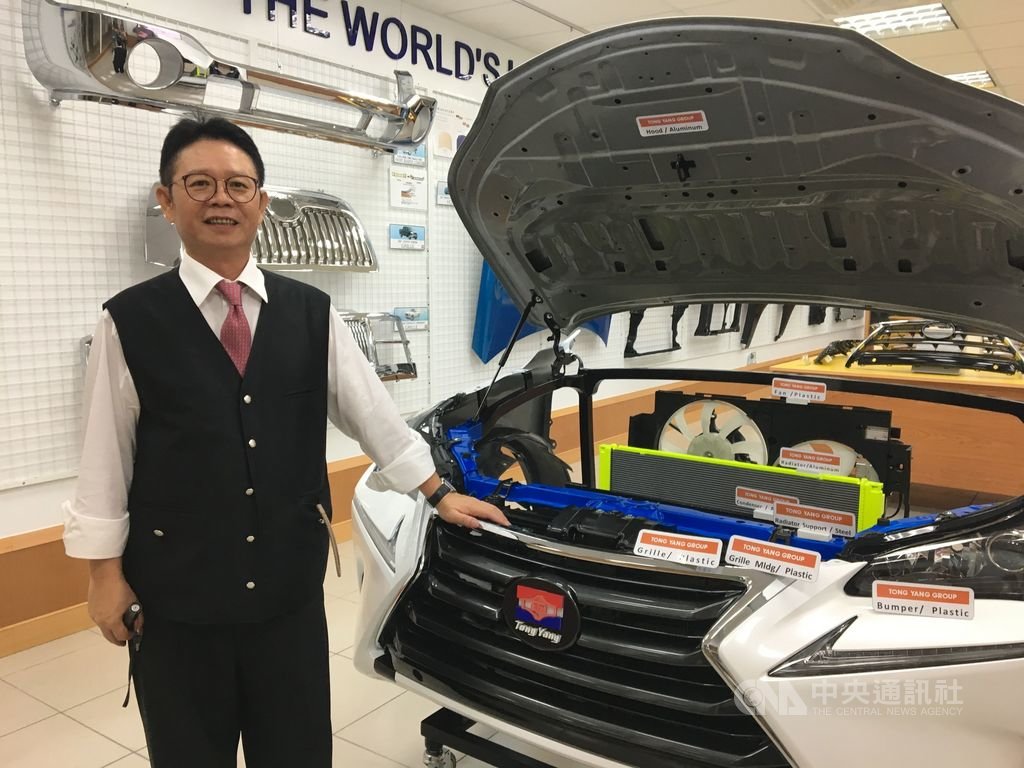 東陽迎接第4季旺季,各廠加快生產排程,穩定出貨,因應市場需求,AM事業以台灣為發展重心,供應全球市場。圖為東陽總裁吳永祥。中央社記者鍾榮峰攝 108年10月21日