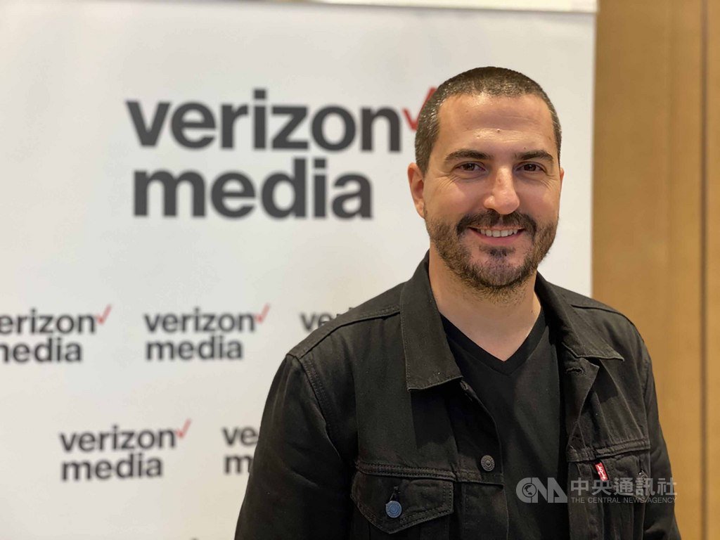 美國最大電信商Verizon旗下Verizon Media 22日在台北舉辦論壇,探討5G及擴增實境(AR)等應用,歐洲區RYOT Studio暨歐洲與拉丁美洲區5G創新內容應用發展主管梅林(Mark Melling)特別來台演講。中央社記者吳家豪攝 108年10月22日