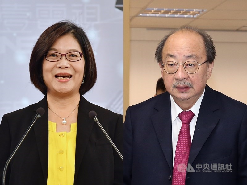 民進黨中執會23日通過成立不分區立委提名委員會,並展開布局。外界認為管碧玲(左)、柯建銘(右)兩人戰力強,都可望列入安全名單。(中央社檔案照片)