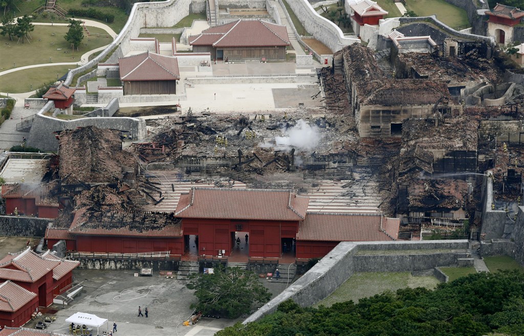 沖繩首里城大火主要建築與珍藏品全毀 影 國際 重點新聞 中央社cna
