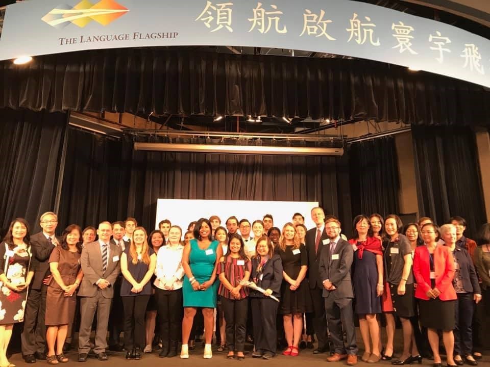 美國政府全額出資的語言領航計畫,10月28日正式在台大設立中文項目台灣中心;美國領航計畫首度在台設立海外華語中心,象徵台美文教合作里程碑。(圖取自facebook.com/AIT.Social.Media)