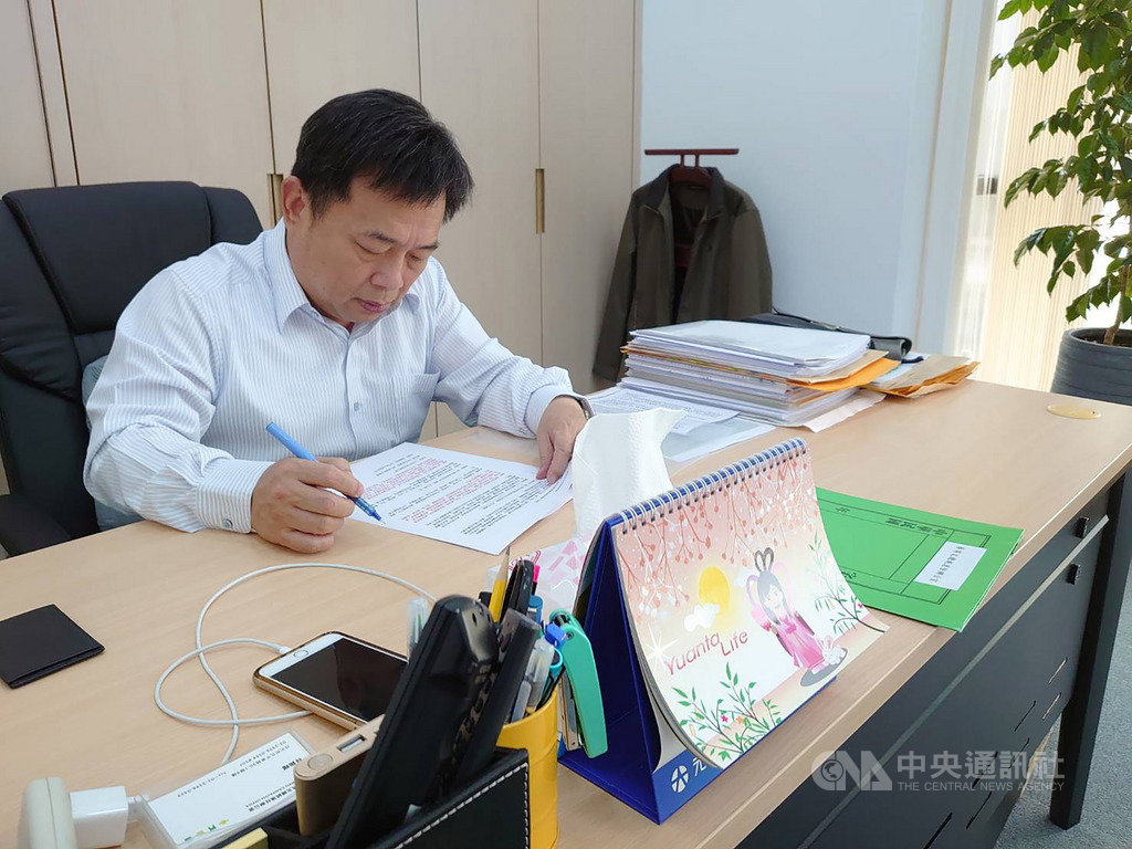 前行政院副院長林錫耀接下蔡總統2020連任操盤兵符,他說,面對2020大選,一點都不敢大意。中央社記者溫貴香攝 108年11月9日