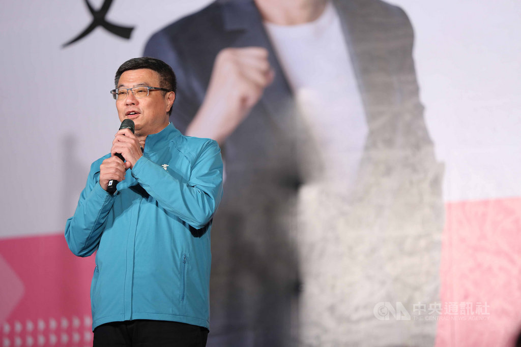 民進黨主席卓榮泰(圖)10日替同黨立委江永昌站台,他說,新北市中和區是艱困選區,呼籲選民給予支持。中央社記者游凱翔攝 108年11月10日