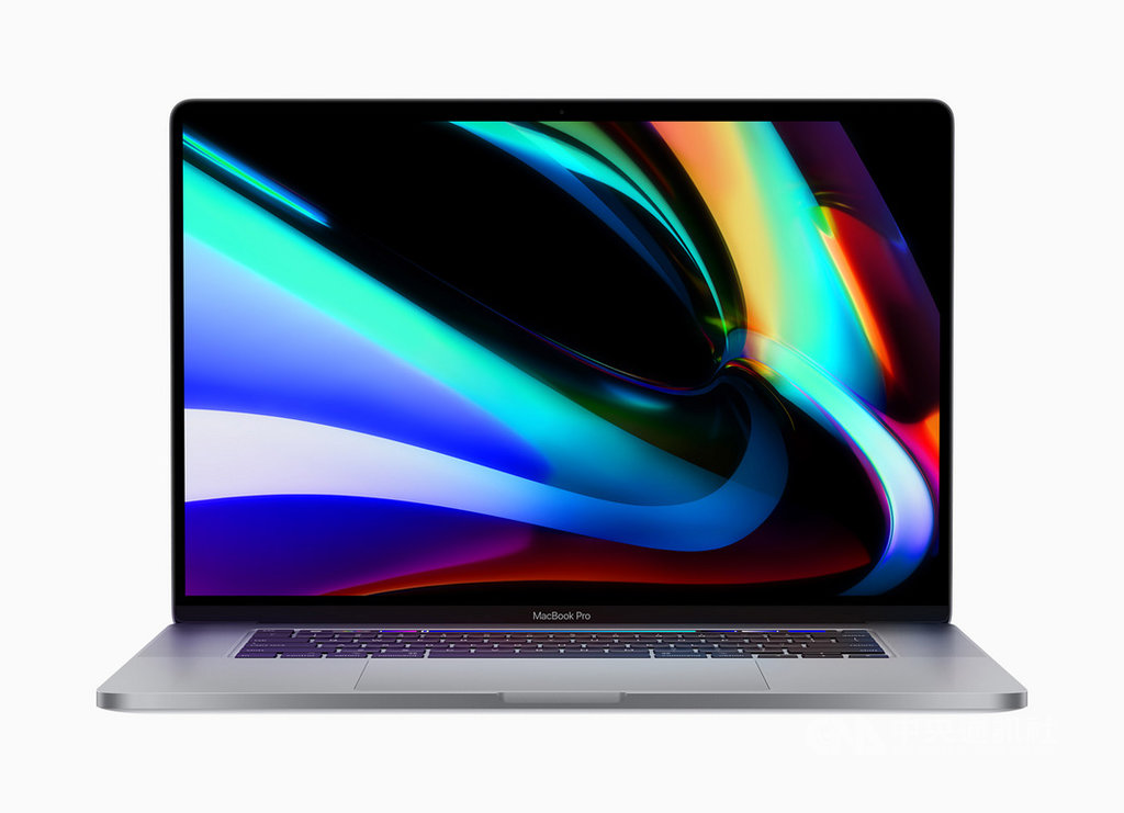 蘋果公司(Apple)13日在官網發表16吋MacBook Pro筆記型電腦,全新巧控鍵盤採用重新設計的剪刀式結構以及1公釐鍵程,可提供穩定的按鍵手感。(蘋果提供)中央社記者吳家豪傳真 108年11月13日