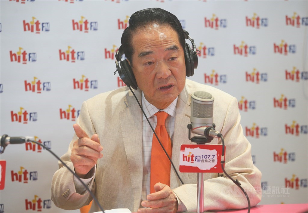 親民黨總統參選人宋楚瑜(圖)19日接受廣播節目專訪,對親民黨不分區名單提出看法。中央社記者謝佳璋攝 108年11月19日