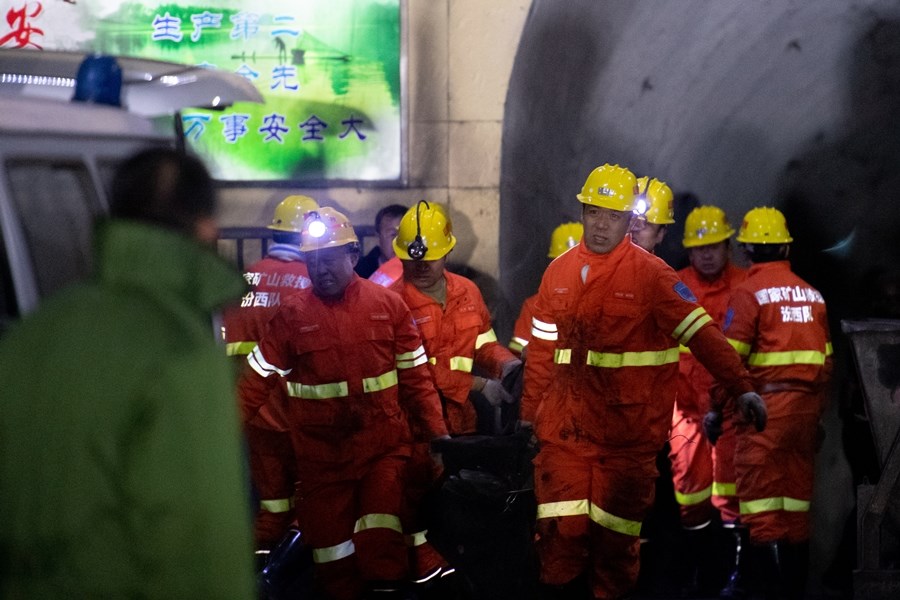 中國山西省平遙縣18日下午發生一起煤礦瓦斯爆炸事故,造成15死9傷。(中新社提供)