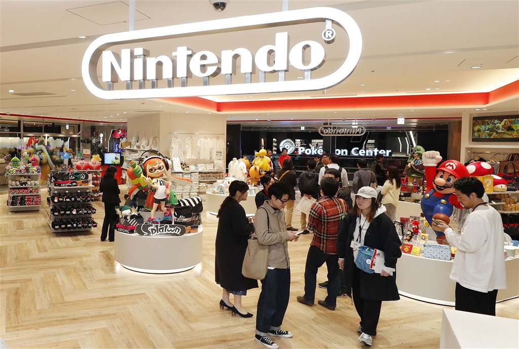 任天堂22日將在東京開設日本第一家直營店,料將成為遊戲迷的新聖地。(共同社提供)